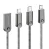 Mayoreo cable usb 3 en 1 , cable metalico electroplasting 2.4A 17 14 5