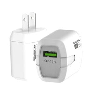 Mayoreo Cargador QC 3.0 Con Cable Para Móvil / Tableta / Banco De Energía