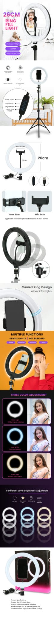 紫色包装 补光灯 scaled