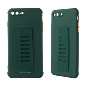 Mayoreo carcasas flexibles de TPU de color puro con correa trasera para iPhone11ProMax
