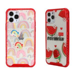 Fundas protector de TPU+acrílico con patrón de diamante para iPhone11Pro/iPhone11ProMax