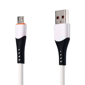 Cable USB de datos ultra alto elástico de corriente de salida grande de 2.4A