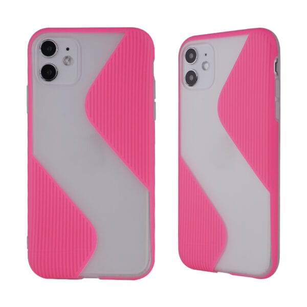 Mayoreo Funda TPU+PC Duro En Dibujo IMD Con Borde Mitad para iPhoneX/11Pro/12