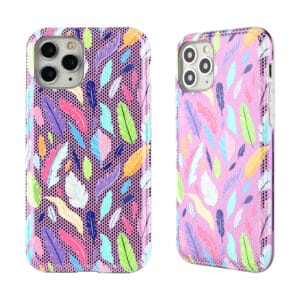 Funda TPU+PC Serie Paul's Knight Con Dubujo Galvanoplastio para iPhone11/12