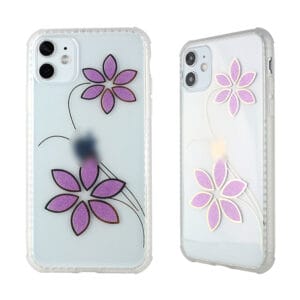 Funda Anti-Choque TPU+PC Duro De Borde Edge Con Dibujo IMD De Dual Caras Para iPhone12