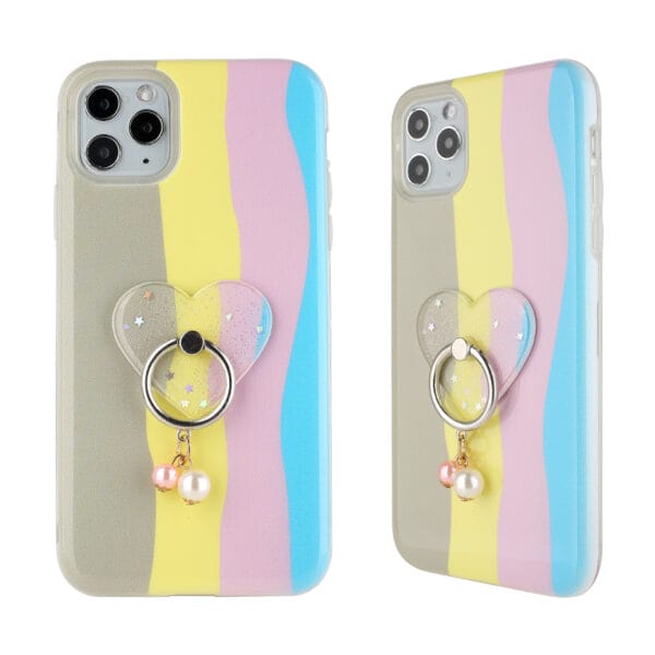 Funda Anti-Choque Serie TPU  Ese With Ring Soporte Para iPhone12/Note20