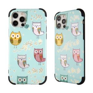 Funda TPU Anti-Choque De Cuatro Ángulos Con Dual Caras De IMD Para iPhone/Huawei