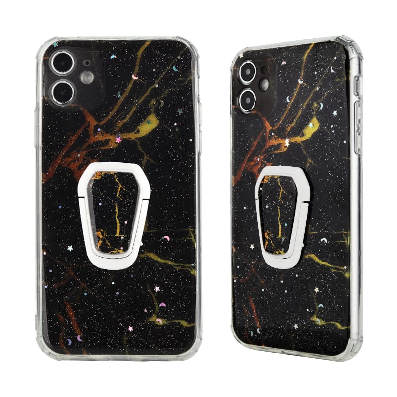 Anti-fall TPU+Acrylic Case with Drawing and Epoxy Stand for iPhone12Pro/12Promax 9 Anti-fall TPU+Acrylic Case with Drawing and Epoxy Stand for iPhone12Pro/12Promax - Image 9