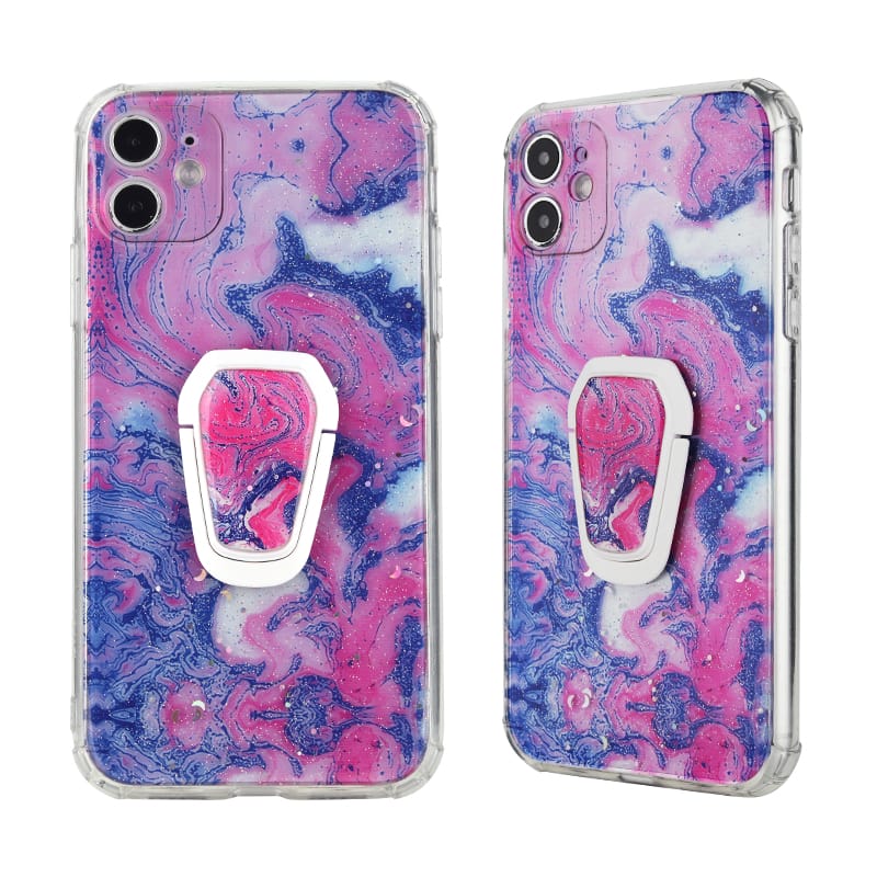 Anti-fall TPU+Acrylic Case with Drawing and Epoxy Stand for iPhone12Pro/12Promax 12 Anti-fall TPU+Acrylic Case with Drawing and Epoxy Stand for iPhone12Pro/12Promax - Image 12