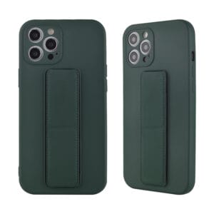 Funda 2mm En Silicona Líquida Suave Con Soporte Pelgable De Uso Vertical Y Horizontal