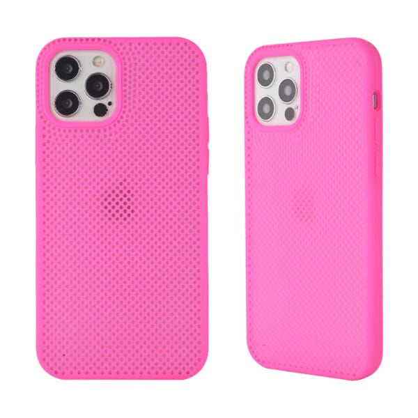 Funda TPU En Hueco De Malla Con  Aceite De Goma Para iPhone12/12Mini/12Pro/12ProMax