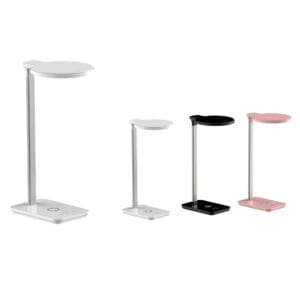 Lámpara de escritorio LED con cargador inalámbrico, , lámparas de escritorio para oficina en casa