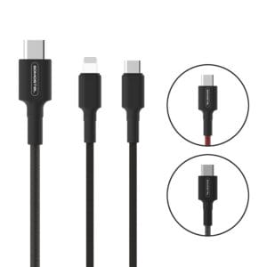 SMS-BW05 Cable de datos trenzado de TPE tipo C a tipo C