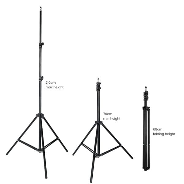 SMS-ZB06 Tripod for telephone, free expanding stand 70 ~ 210 cm