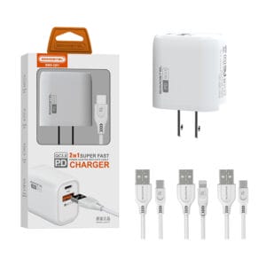 SMS-Q01 18W Fast Charging Charger with Dual Protocols QC3.0 and PD