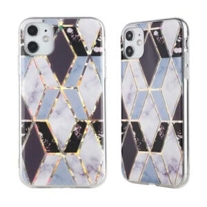 Fundas colorida del modelo TPU de la galvanoplastia de 1.6mm para iPhone12/12mini