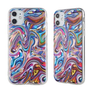 Fundas protector de TPU con brillo+Galvanoplastia de colores de 1,6 mm para iPhone12ProMax