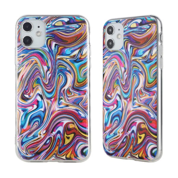 Fundas protector de TPU con brillo+Galvanoplastia de colores de 1,6 mm para iPhone12ProMax