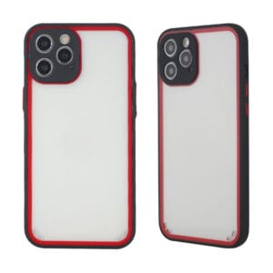 Funda Anti-choque En Color Serie Brillante Segunda generación  and oil injection TPU+PC Para iPhone12