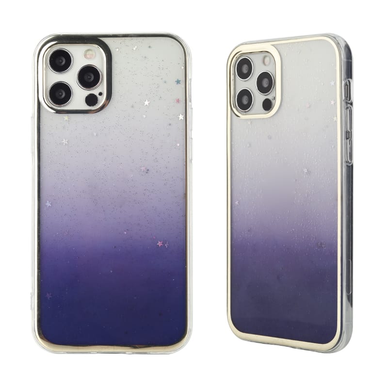 Dual Sided IMD Flat Flat Galvanoplast TPU Case In Gradient Colour And Epoxy Glitter For iPhone12/12Pro 8 Dual Sided IMD Flat Flat Galvanoplast TPU Case In Gradient Colour And Epoxy Glitter For iPhone12/12Pro - Image 8
