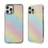 Dual Sided IMD Flat Flat Galvanoplast TPU Case In Gradient Colour And Epoxy Glitter For iPhone12/12Pro 16 05 6