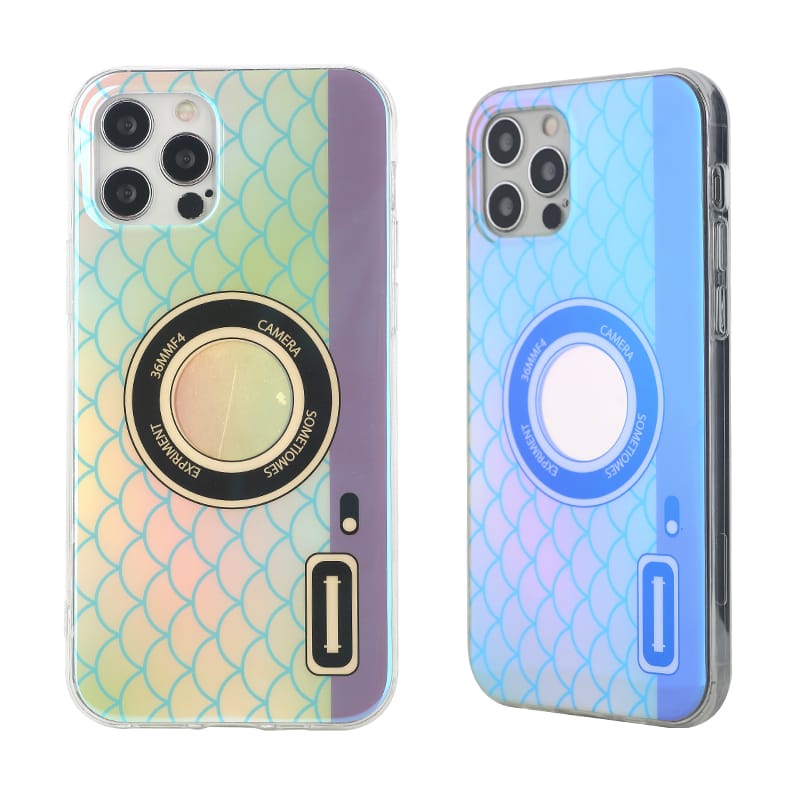 IMD Dual Sided Flat Galvanoplast TPU Case With Colourful Blue-ray Pattern And Flash Dust For iPhone12/12mini 1 IMD Dual Sided Flat Galvanoplast TPU Case With Colourful Blue-ray Pattern And Flash Dust For iPhone12/12mini