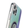 IMD Dual Sided Flat Galvanoplast TPU Case With Colourful Blue-ray Pattern And Flash Dust For iPhone12/12mini 12 14 5