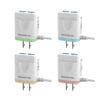 SMS-A103 Dual USB Charger 2.4A with cable with 4-colour types
