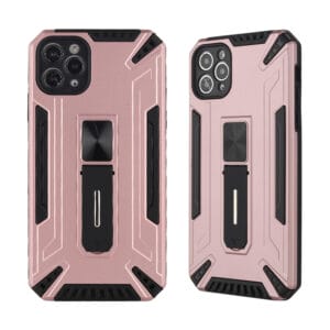 Funda TPU+PC Serie Ares En Color Espay Con Soporte Pelgable De Uso vertical y horizontal