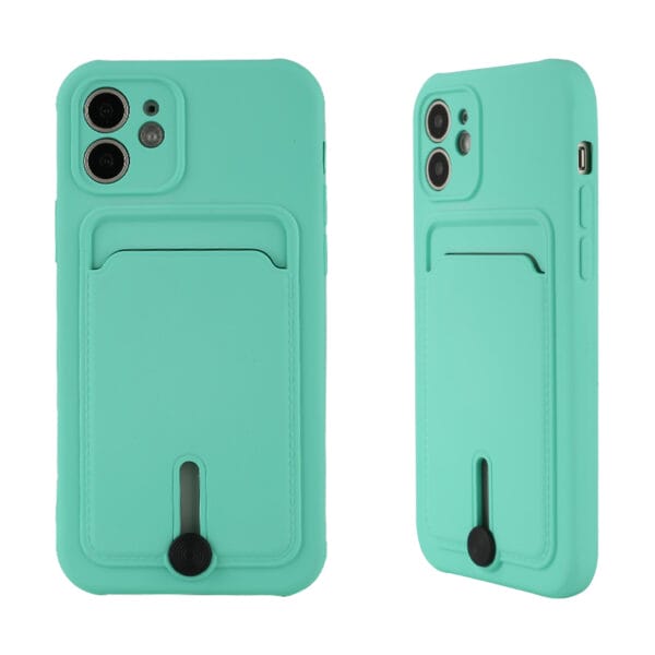 2.0mm TPU Case With Camera Exhaust Hole And Easy Card Slot For iPhone12