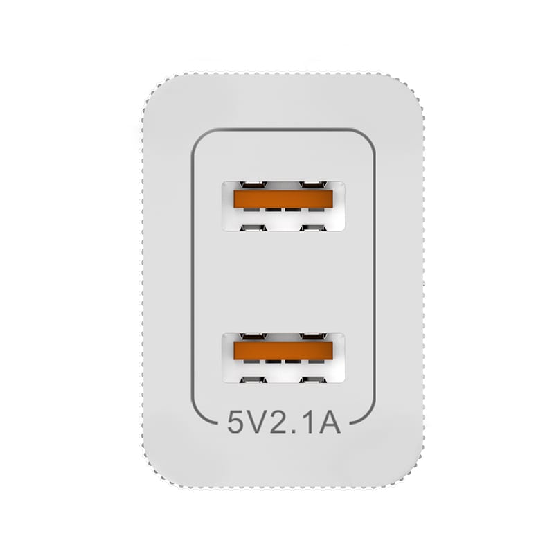 SMS-A105 2.1A silver / gold usb charger + usb cable 5 SMS-A105 2.1A silver / gold usb charger + usb cable - Image 5