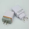 SMS-A105 2.1A silver / gold usb charger + usb cable 12 10 8