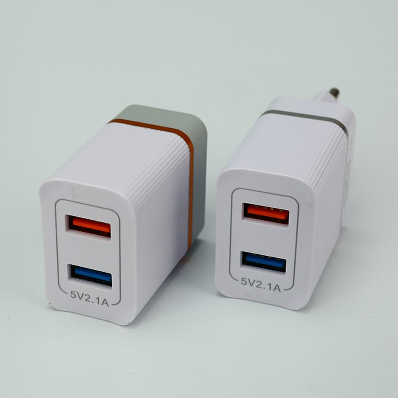 SMS-A105 2.1A silver / gold usb charger + usb cable 7 SMS-A105 2.1A silver / gold usb charger + usb cable - Image 7