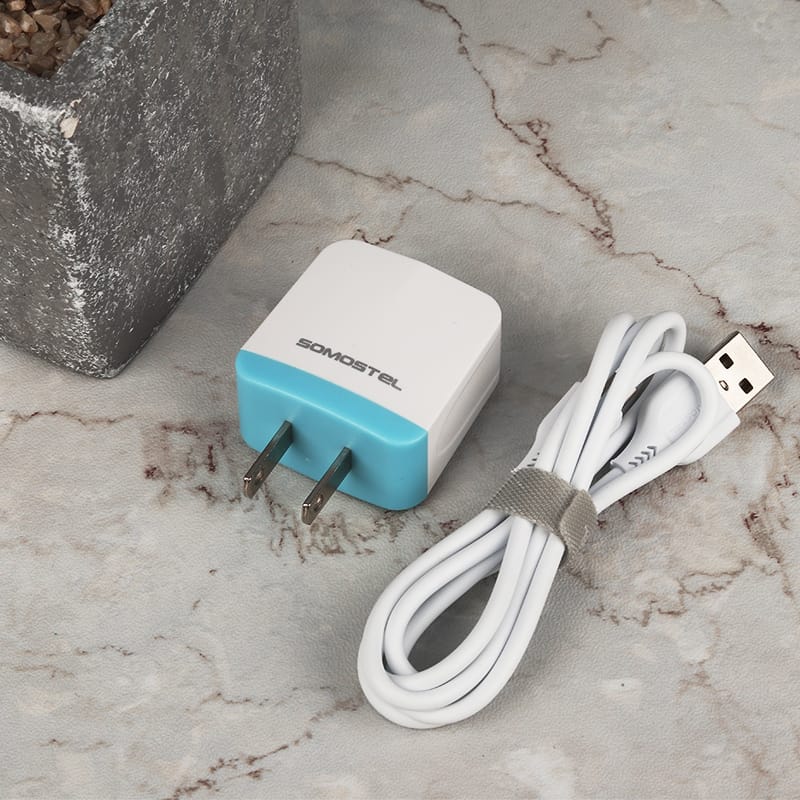 SMS-A83 mini USB charger 2.1A with USB data cable 3.1A 5 SMS-A83 mini USB charger 2.1A with USB data cable 3.1A - Image 5