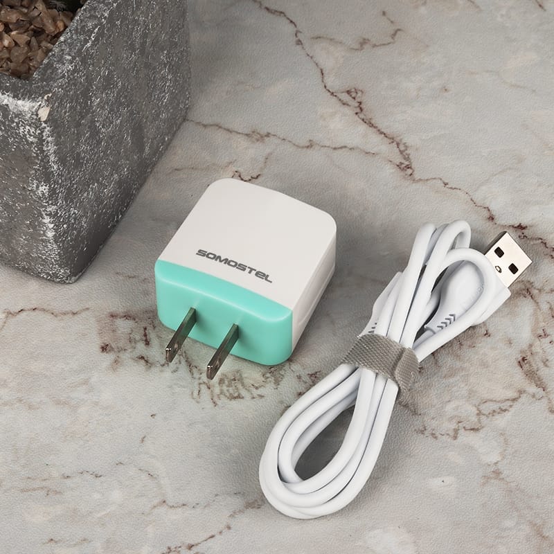 SMS-A83 mini USB charger 2.1A with USB data cable 3.1A 6 SMS-A83 mini USB charger 2.1A with USB data cable 3.1A - Image 6