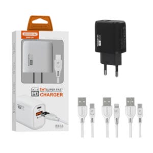 SMS-Q01 18W Fast Charging Charger with Dual Protocols QC3.0 and PD