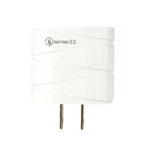 Safe and fast charging PC travel charger QC3.0