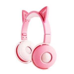 BK-2 auriculares de oreja de gato con efecto led RGB muy lindo