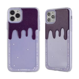 Fundas TPU+PC con  epoxy diseño 3D Helado Para iPhone12/12mini/12Pro