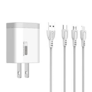 SMS-AT01 5V2.1A Fast Charger for iPhone With Cable