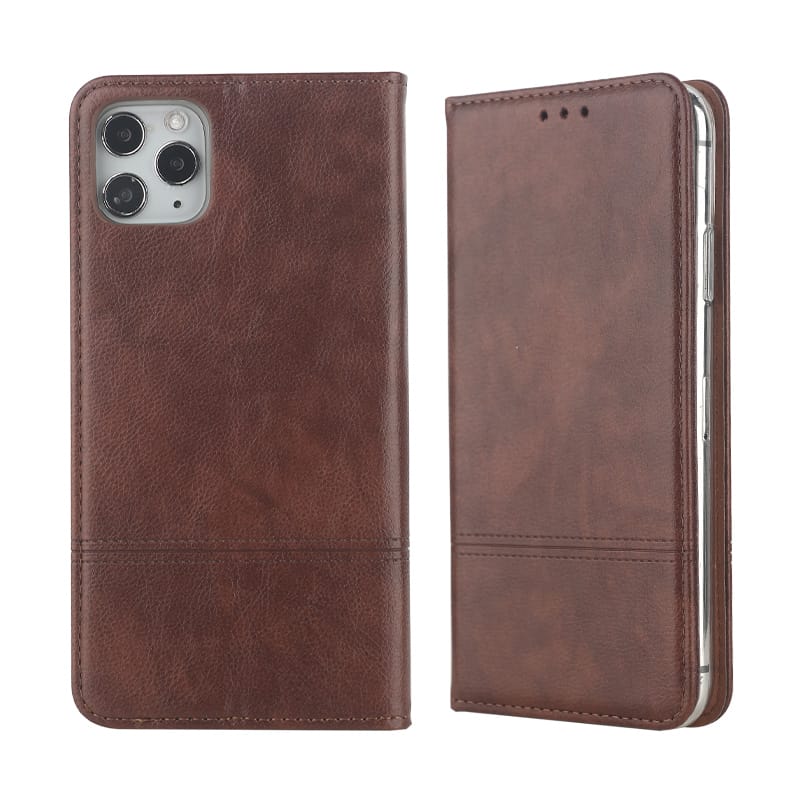 High quality leather case with magnetic flap for iPhone12/12Pro 1 High quality leather case with magnetic flap for iPhone12/12Pro