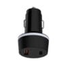 Cigarette Lighter Splitter with Blue LED, Type C 20W PD Quick USB C Car Charger and Dual QC 3.0 18W 17 03 23