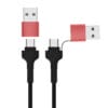 2.4A USB C to Multi Fast Charging Cable, PD and QC Braided Cable 11 04 19