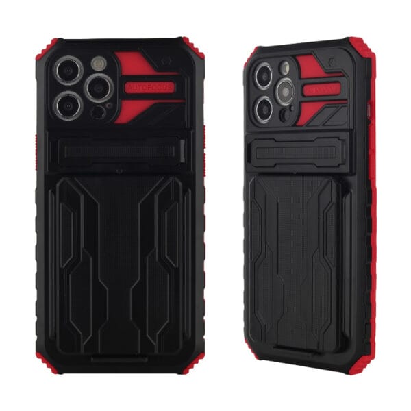 KingKong TPU+PC Case With Easy Card Slot And Holder