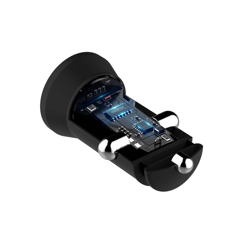 30W super mini and all metal car charger, car cigarette lighter, with blue LED 8 30W super mini and all metal car charger, car cigarette lighter, with blue LED - Image 8