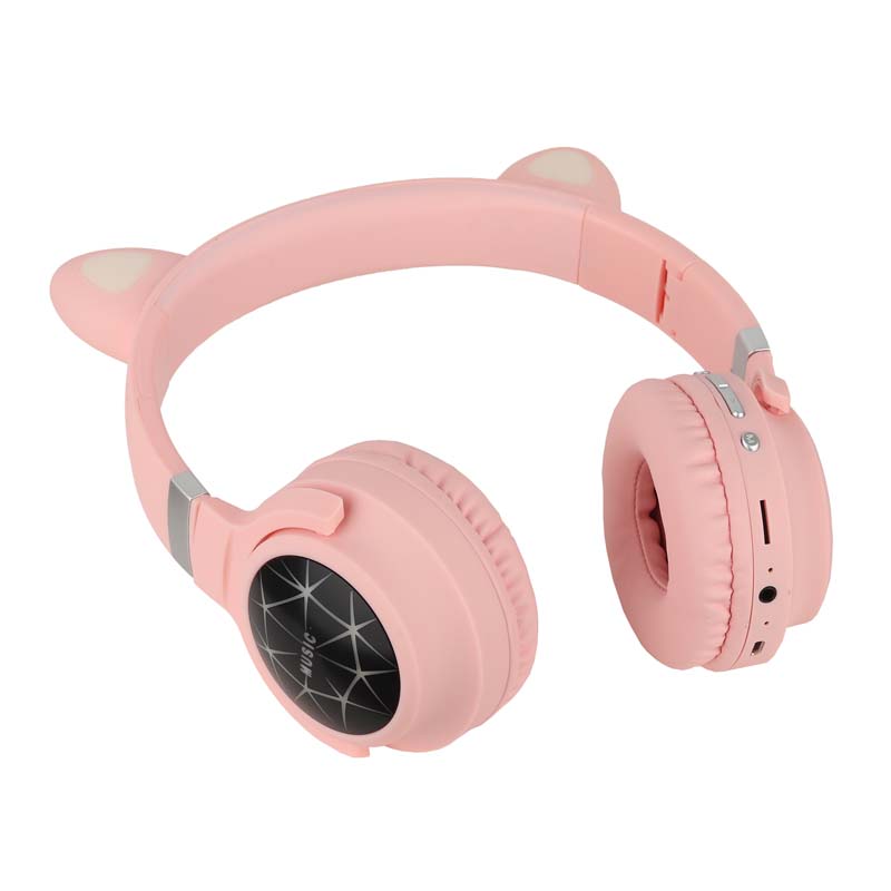 Wireless Headphones HZ-BT630 Cat Ear LED Light Up Foldable Wireless Headphones with Microphone 5 Wireless Headphones HZ-BT630 Cat Ear LED Light Up Foldable Wireless Headphones with Microphone - Image 5