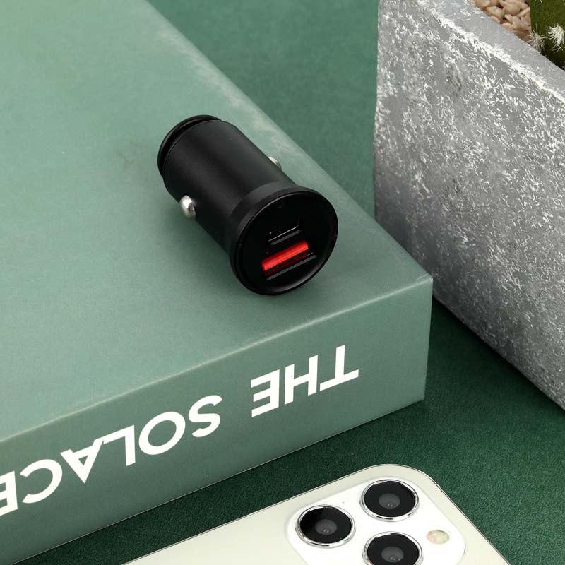 30W super mini and all metal car charger, car cigarette lighter, with blue LED 10 30W super mini and all metal car charger, car cigarette lighter, with blue LED - Image 10