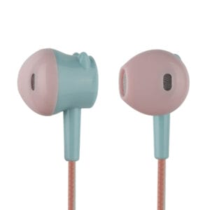 3.5mm wired headset with integrated volume control microphone