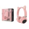 Wireless Headphones HZ-BT630 Cat Ear LED Light Up Foldable Wireless Headphones with Microphone 19 10 9