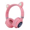 Wireless Headphones HZ-BT630 Cat Ear LED Light Up Foldable Wireless Headphones with Microphone 11 13 4
